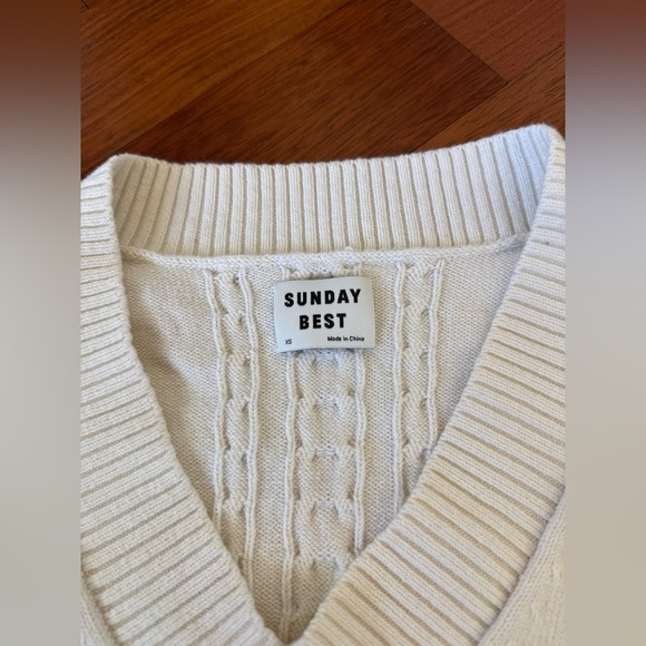 Sunday Best Cable Vest - Picture 2 of 3